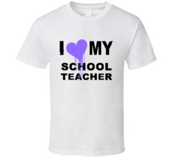 School Teacher I Heart My Occupation T Shirts