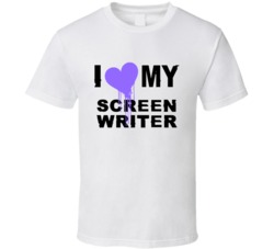 Screen Writer I Heart My Occupation T Shirts
