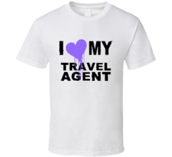 Travel Agent I Heart My Occupation T Shirts