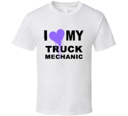 Truck Mechanic I Heart My Occupation T Shirts