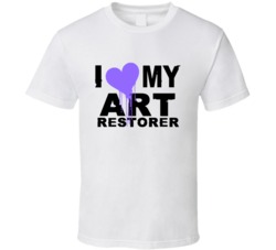 Art Restorer  I Heart My Occupation T Shirts