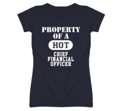Property Of A Hot Chief Financial Officer Funny Job T Shirt