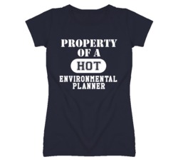 Property Of A Hot Environmental Planner Funny Job T Shirt