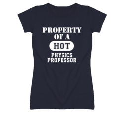 Property Of A Hot Physics Professor Funny Job T Shirt