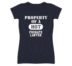 Property Of A Hot Probate Lawyer Funny Job T Shirt