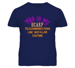 This Is My Scary Telecommunications Line Installer Costume Funny Hallo