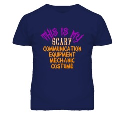 This Is My Scary Communication Equipment Mechanic Costume Funny Hallow