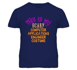 This Is My Scary Computer Applications Engineer Costume Funny Hallowee