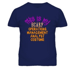 This Is My Scary Operations Management Analyst Costume Funny Halloween