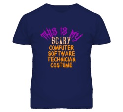 This Is My Scary Computer Software Technician Costume Funny Halloween 