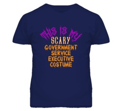 This Is My Scary Government Service Executive Costume Funny Halloween 