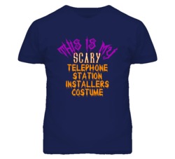 This Is My Scary Telephone Station Installers Costume Funny Halloween 