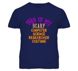 This Is My Scary Computer Science Researcher Costume Funny Halloween T