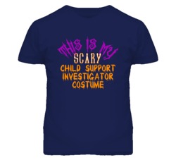 This Is My Scary Child Support Investigator Costume Funny Halloween T 