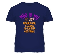 This Is My Scary Insurance Claims Adjuster Costume Funny Halloween T S