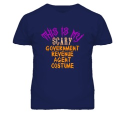 This Is My Scary Government Revenue Agent Costume Funny Halloween T Sh