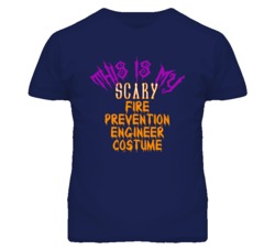 This Is My Scary Fire Prevention Engineer Costume Funny Halloween T Sh