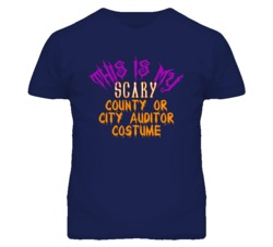 This Is My Scary County or City Auditor Costume Funny Halloween T Shir