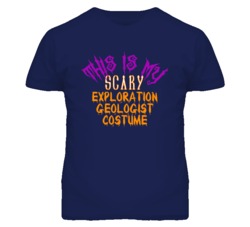 This Is My Scary Exploration Geologist Costume Funny Halloween T Shirt
