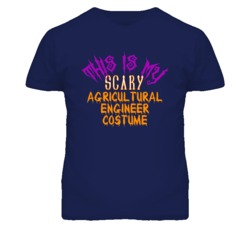 This Is My Scary Agricultural Engineer Costume Funny Halloween T Shirt