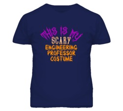 This Is My Scary Engineering Professor Costume Funny Halloween T Shirt
