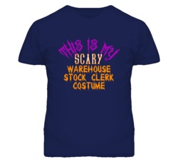 This Is My Scary Warehouse Stock Clerk Costume Funny Halloween T Shirt