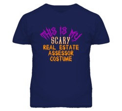 This Is My Scary Real Estate Assessor Costume Funny Halloween T Shirt