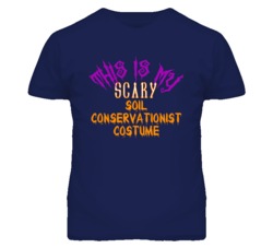 This Is My Scary Soil Conservationist Costume Funny Halloween T Shirt