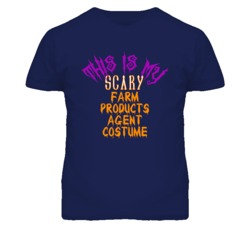 This Is My Scary Farm Products Agent Costume Funny Halloween T Shirt