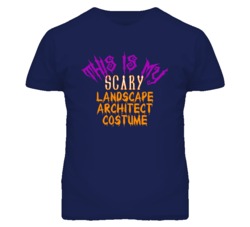 This Is My Scary Landscape Architect Costume Funny Halloween T Shirt