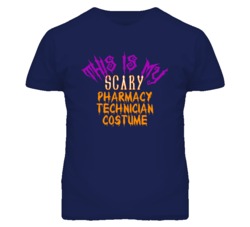This Is My Scary Pharmacy Technician Costume Funny Halloween T Shirt