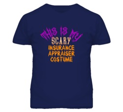 This Is My Scary Insurance Appraiser Costume Funny Halloween T Shirt