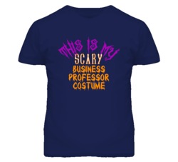 This Is My Scary Business Professor Costume Funny Halloween T Shirt