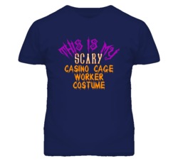 This Is My Scary Casino Cage Worker Costume Funny Halloween T Shirt