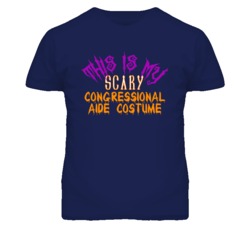This Is My Scary Congressional Aide Costume Funny Halloween T Shirt