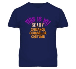 This Is My Scary Guidance Counselor Costume Funny Halloween T Shirt