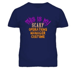 This Is My Scary Operations Manager Costume Funny Halloween T Shirt