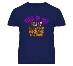 This Is My Scary Elevator Mechanic Costume Funny Halloween T Shirt