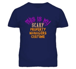 This Is My Scary Property Managers Costume Funny Halloween T Shirt