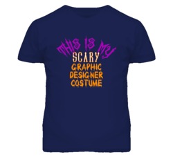 This Is My Scary Graphic Designer Costume Funny Halloween T Shirt
