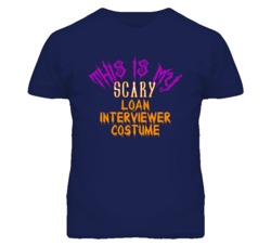 This Is My Scary Loan Interviewer Costume Funny Halloween T Shirt