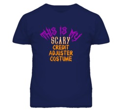 This Is My Scary Credit Adjuster Costume Funny Halloween T Shirt