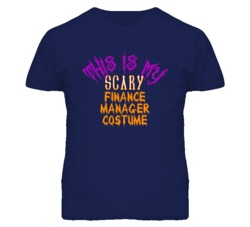 This Is My Scary Finance Manager Costume Funny Halloween T Shirt