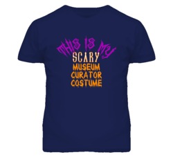 This Is My Scary Museum Curator Costume Funny Halloween T Shirt