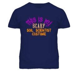 This Is My Scary Soil Scientist Costume Funny Halloween T Shirt