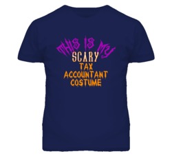 This Is My Scary Tax Accountant Costume Funny Halloween T Shirt