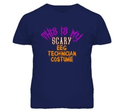 This Is My Scary EEG Technician Costume Funny Halloween T Shirt