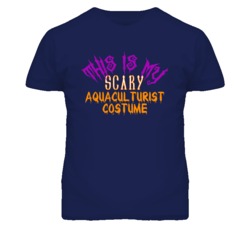 This Is My Scary Aquaculturist Costume Funny Halloween T Shirt