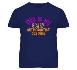 This Is My Scary Orthodontist  Costume Funny Halloween T Shirt