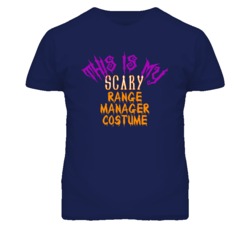 This Is My Scary Range Manager Costume Funny Halloween T Shirt